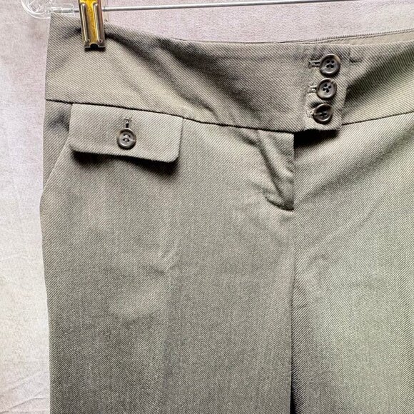 💼 The Limited Cassidy Fit Wide Leg Trousers | Size 4 | Gray Taupe Dress Pants - Picture 2 of 7